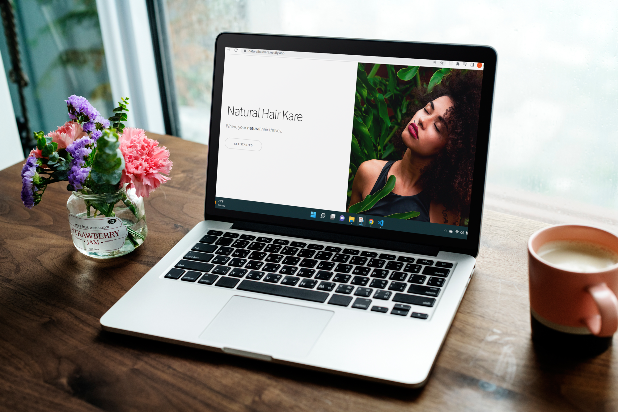 screenshot of hairsalon